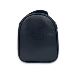 black carrying case for headsets featuring the Heil Ham Radio logo.